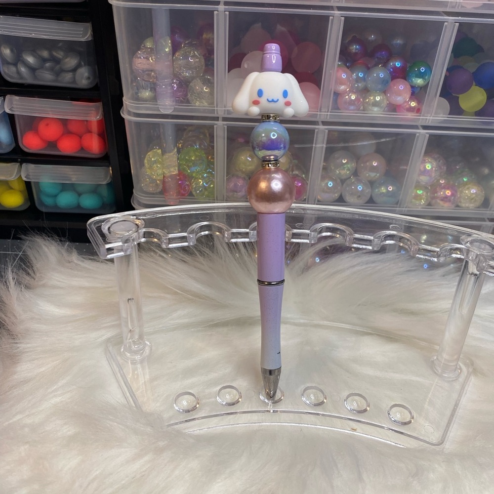 Cute Pastel Pen with Character Topper
